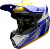 Motokrosová helma AXXIS WOLF bandit c3 matná žltá XS