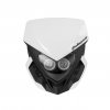 Svetlomety POLISPORT 8668800001 LOOKOS EVO Štandardná verzia s LED (svetlomet   batéria) biela/čierna
