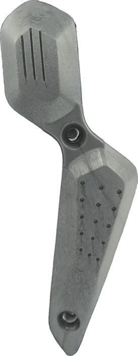 Slider set elbow iXS RS-1000 2 anthracite grey
